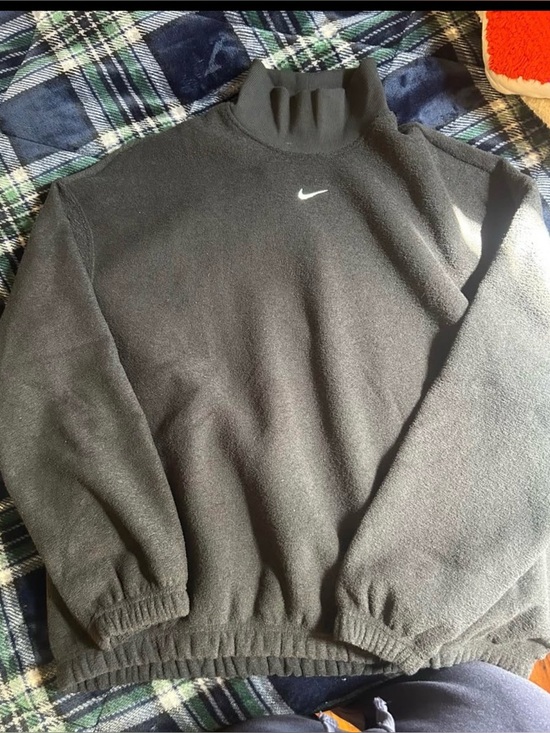 Nike Sweaters - Vintage Nike Fleece Mock Neck